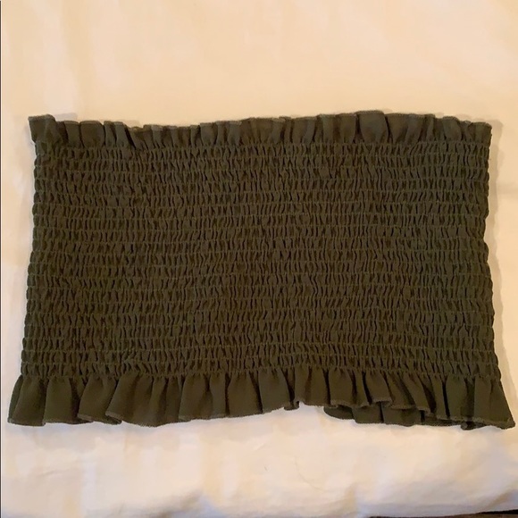 green tube top strapless - Picture 1 of 6